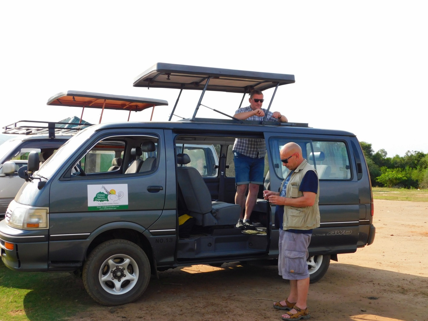 Tourists in Lake Mburo national park