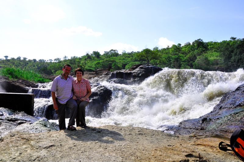 Tourists at Murchison Falls