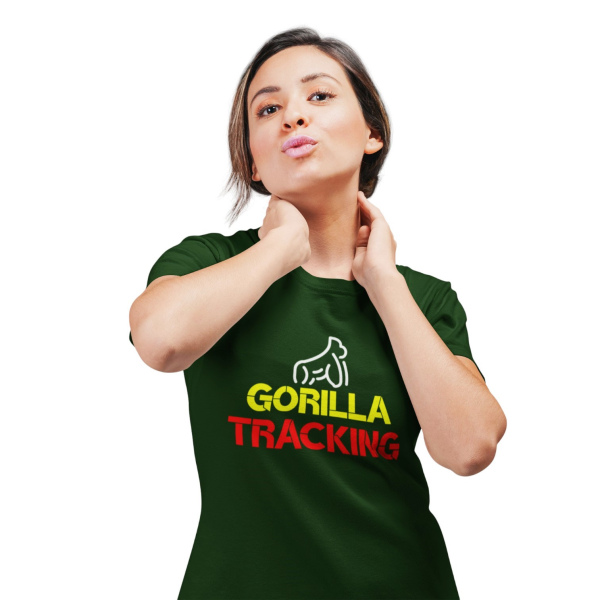 Gorilla Tracking Unisex Cotton T-shirt